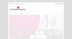 Desktop Screenshot of coverdalebarclay.com